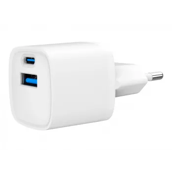 Gembird Power Adapter 20W USB-A ir USB-C įkroviklis
