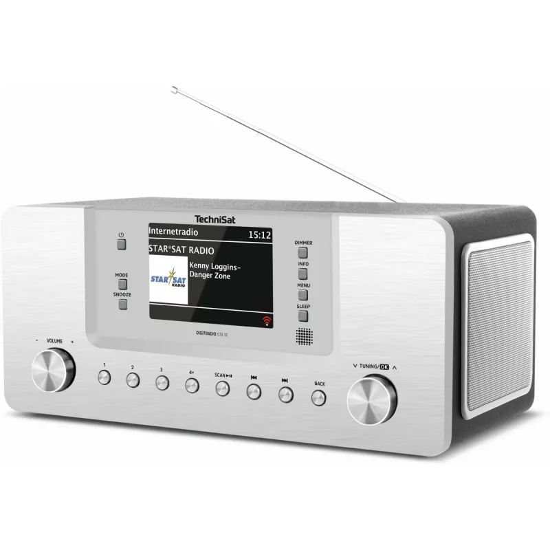 TechniSat DigitRadio 574 IR garso sistema, 2 x 5 W, sidabrinė (0001/2951)