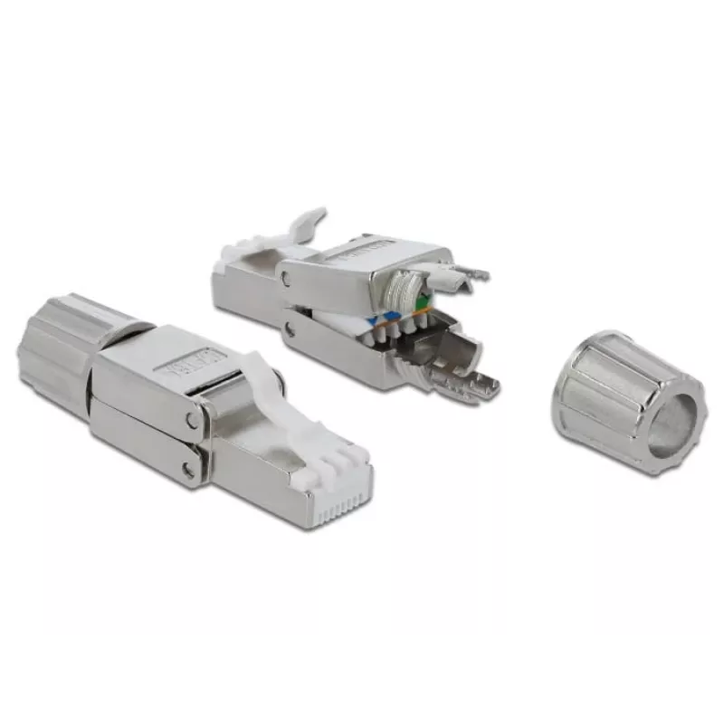 Jungtis DeLOCK 86477 RJ-45 pilka