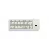 CHERRY XS Trackball klaviatūra su valdymo rutuliu, universali USB, QWERTZ vokiškas išdėstymas, pilka
