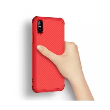 Apsauginis dėklas Devia Shark1 iPhone XS Max (6,5 inch) – raudonas