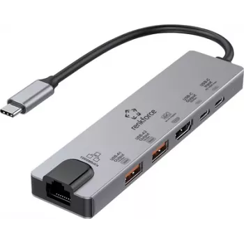 Renkforce USB-C dokavimo stotelė RF-USBH-550 tinkama Acer Apple prekės ženklo dokavimo stotelėms (RF-6649662)