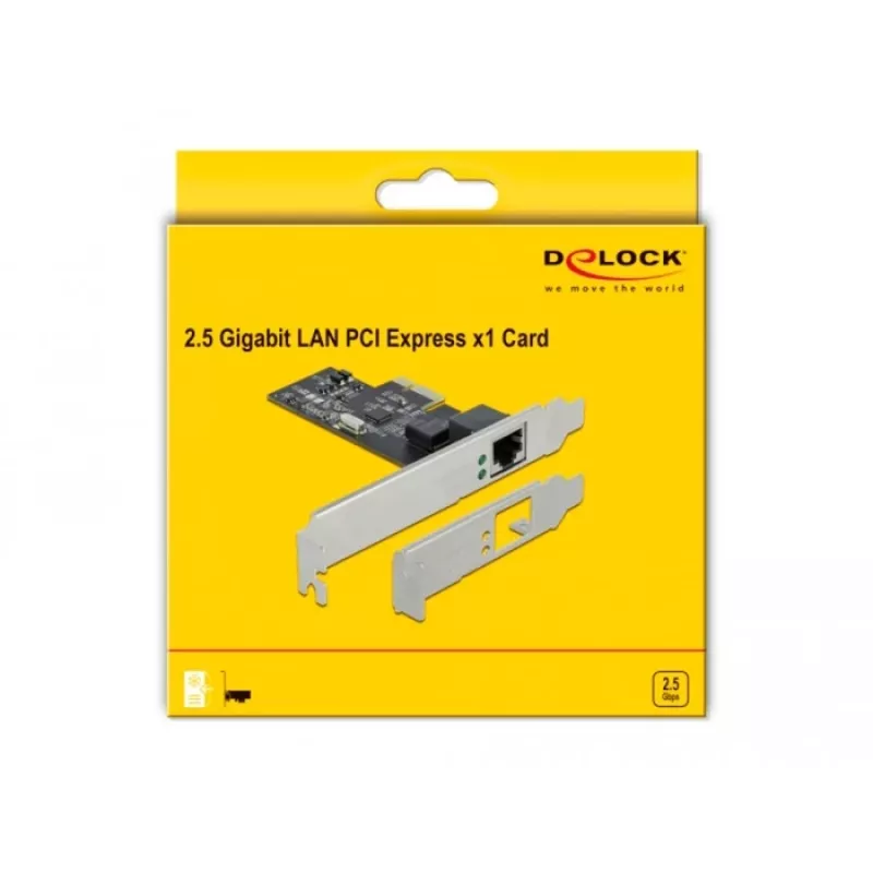 Tinklo plokštė DeLOCK 89564 Vidinė Ethernet 2500 Mbit/s