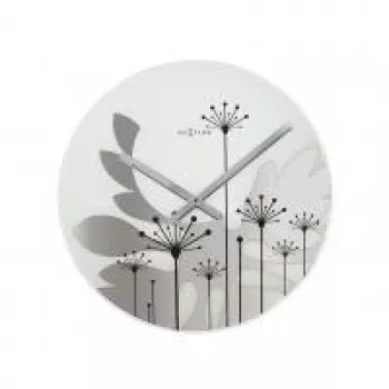 NeXtime laikrodis 8088 Grass, Ø43 cm, sieninis, pilkas