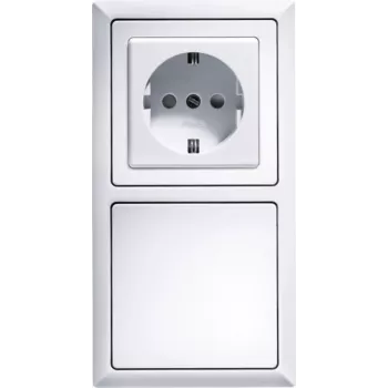 ELTAKO R2-white 5 dvigubas rėmelis baltas (30000310)