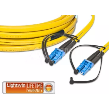 Lightwin LDP-09 LC-LC 2.0 FD šviesolaidinis kabelis 2 m OS2 geltonas (LDP-09 LC-LC 2.0 FD)