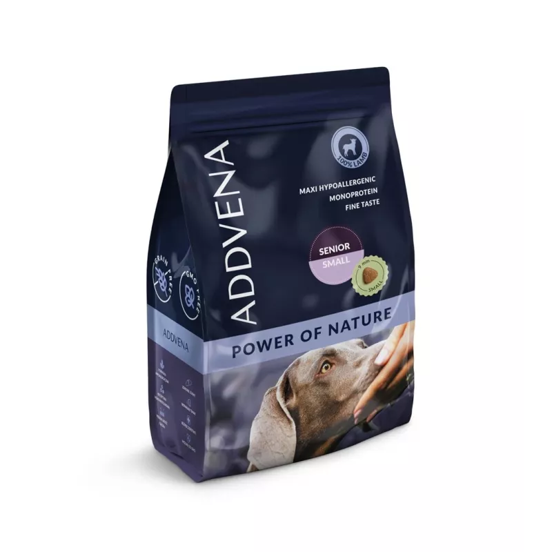 ADDVENA Power of Nature Senior Small Ėriena - sausas šunų ėdalas - 2,5kg