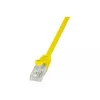 Tinklo kabelis LogiLink 1 m RJ-45 Cat5e geltonas