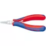 KNIPEX elektronikos griebimo replės 115 mm – precizinės replės smulkiems surinkimo darbams elektronikoje ir tiksliosios mechanikos srityje – griebimui, laikymui ir lenkimui – dėžinis lankstas