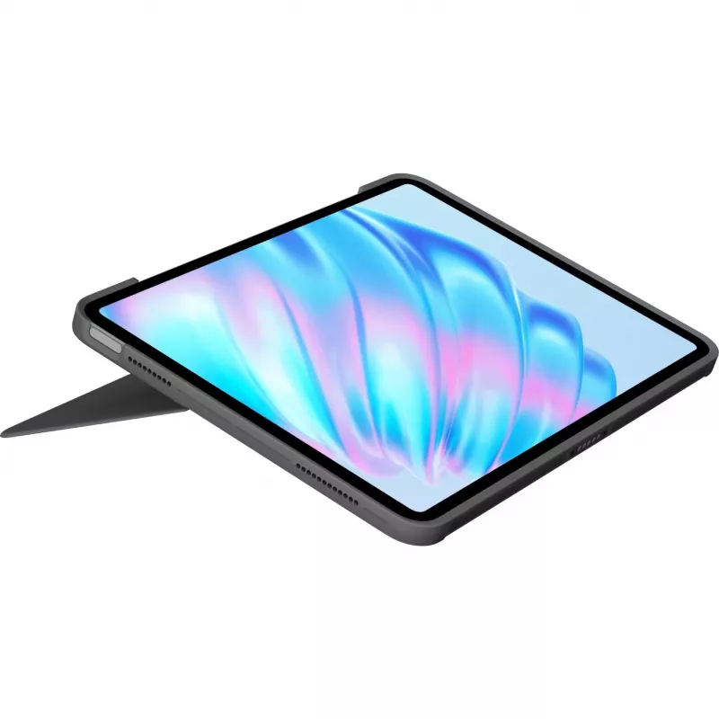 Klaviatūrinis dėklas Logitech Combo Touch QWERTY danų, suomių, norvegų, švedų Smart Connector pilka