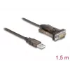 Adapteris USB 2.0 Type-A į Serial RS-232 D-Sub 9 kontaktų kištukas DeLOCK 62646