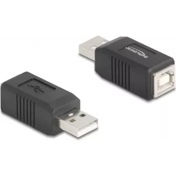 DeLOCK 67202 USB keitiklis iš A tipo į B tipą, juodas
