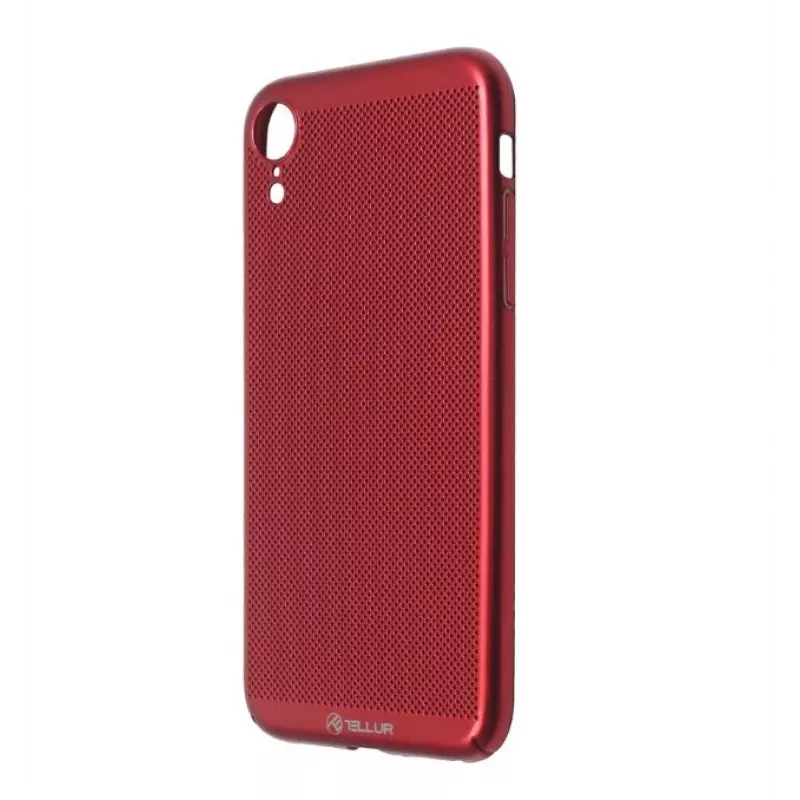 Dėklas Tellur iPhone XR — Raudonas, su šilumos išsklaidymo dizainu