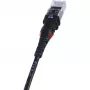 PatchSee TP-6A-U/6 Juodas 1,8m Cat6a F/UTP tinklo kabelis