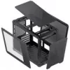 Jonsbo C6 MAX PC dėklas, Mini dėklas, Micro-ATX, Grūdintas stiklas - juodas