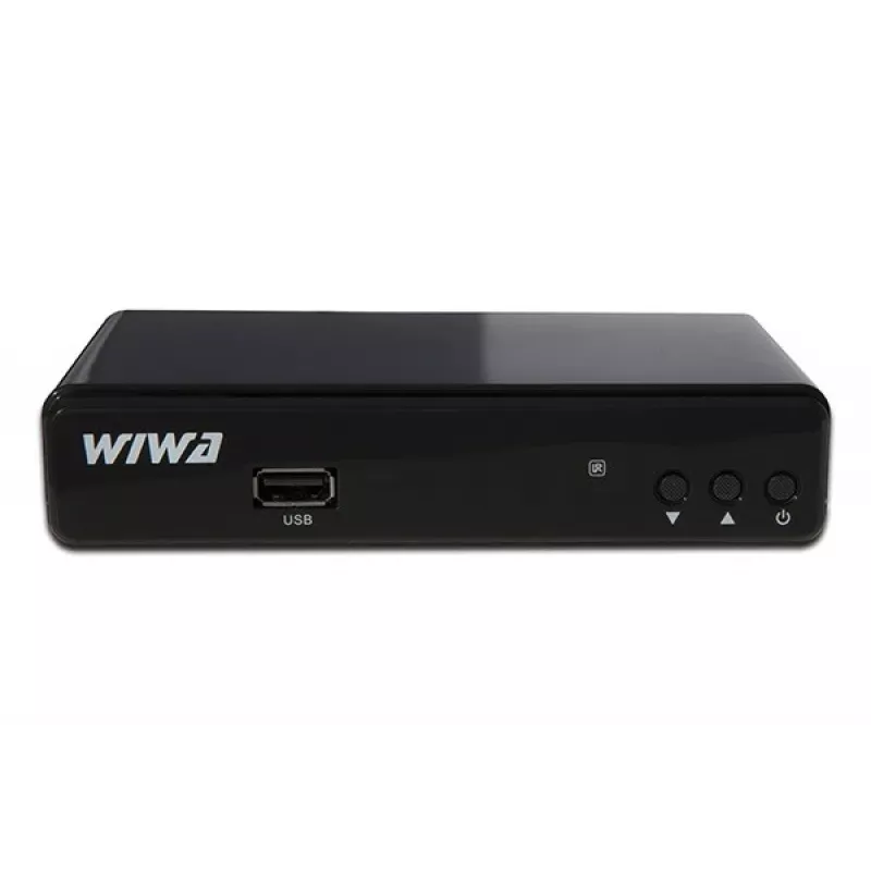 Skaitmeninis TV imtuvas WIWA 2_275294 H.265 DVB-T/DVB-T2 HD, 1 imtuvas, 470–860 MHz, HDMI 1.3, USB 2.0, SCART, juodas