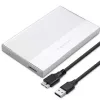 Išorinis korpusas 2,5 colio SATA SSD/HDD QOLTEC 52278 USB 3.0, palaiko iki 2 TB