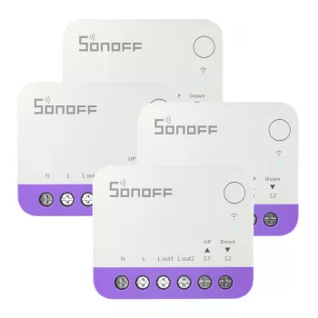 Sonoff MINI-RBS belaidis WiFi išmanusis mini ritininių žaliuzių jungiklis (4 vnt.)