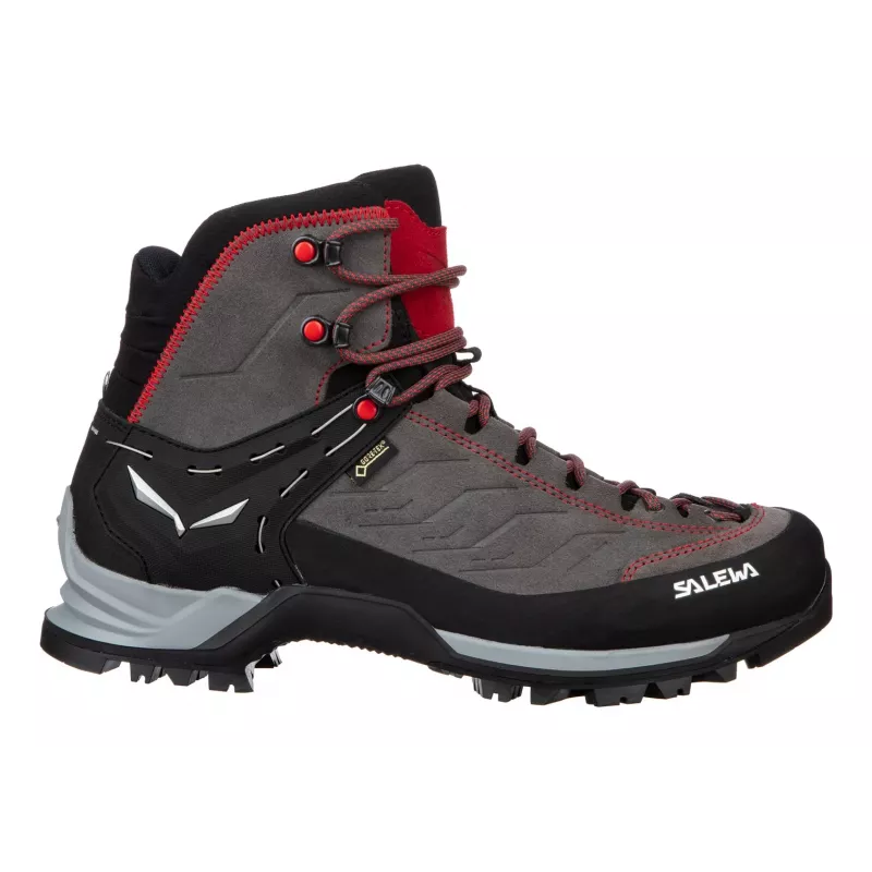 Salewa MTN Trainer Mid GTX vyriški batai, anglies, pilkos, raudonos spalvos