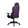 Gaming kėdė Arozzi Torretta SoftFabric Violetinė – ergonomiška, reguliuojamos porankiai, atlošiama nugara