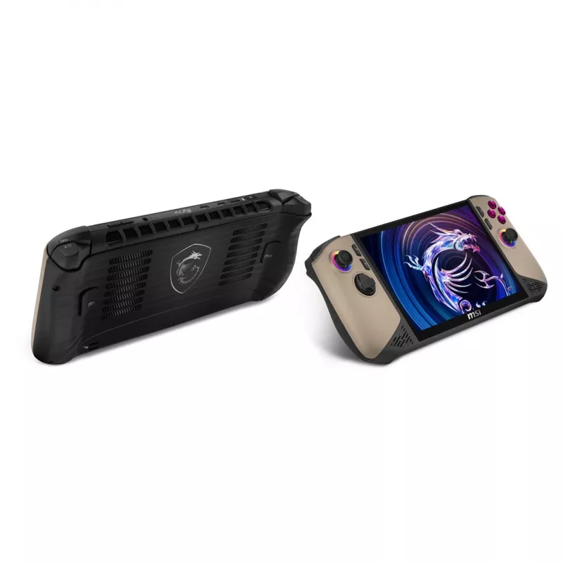 MSI Claw 8 AI+ A2VM-037PL nešiojama žaidimų konsolė 20,3 cm (8 colių) 1 TB liečiamuoju ekranu Wi-Fi smėlio spalvos