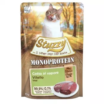 STUZZY Monoprotein Veršiena – šlapias ėdalas katėms – 85 g