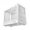 Kompiuterio korpusas DeepCool CH160 PLUS WH Small Form Factor baltas, microATX, grūdintas stiklas, USB-C