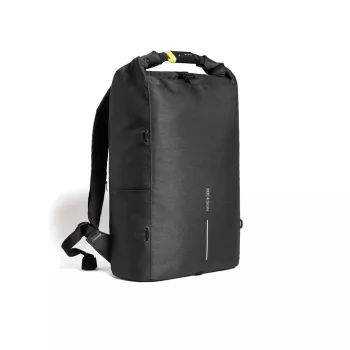 Kuprinė XDDESIGN Urban Lite Black — 21 L (išplečiama iki 27 L), 15,6 col. nešiojamojo kompiuterio skyrius, vandeniui atspari, su lagamino diržu