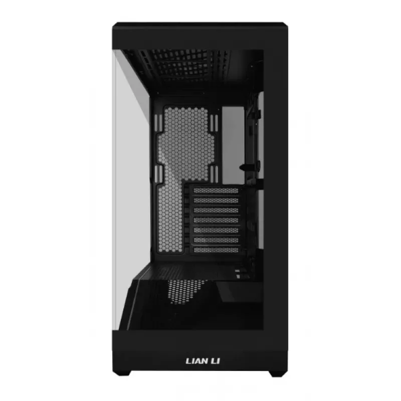 Korpusas Lian Li Vector V100 Midi Tower – juodas, permatomu stiklu