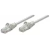 Intellinet tinklo jungiamasis kabelis, Cat6, 0,5 m, pilka, CCA, U/UTP, PVC, RJ45, paauksuoti kontaktai, be užkliuvimo, su apsauginiu gaubtu, viso gyvenimo garantija