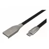 NATEC kabelis USB-C/A 2.0 1m Prati 1m juodas metalinis