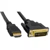 Akyga AK-AV-11 HDMI–DVI-D (24+1) kabelis, 1,8 m, juodas