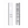 Laisvai pastatoma vonios spintelė NEL II BIEL POŁ – 5 lentynos, 310×300×1740 mm, balta