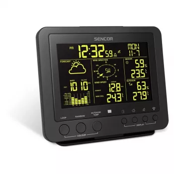 Skaitmeninė orų stotelė Sencor SWS 9700 Juoda