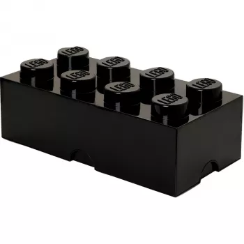 Lego dėžutė saugojimui, sukraunama, 8 juoda 4004 (40041733)