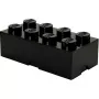 Lego dėžutė saugojimui, sukraunama, 8 juoda 4004 (40041733)