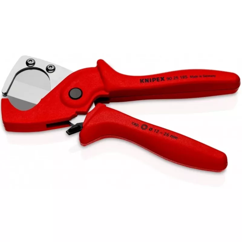 Knipex 90 25 185 vamzdžių pjoviklis – plienas, plastikas, raudona, 1,2 cm – 18,5 cm