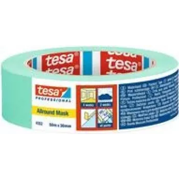 tesa ALLROUND MASK 04352-00002-00 Kreppband Mint (Ilgis x Plotis) 50 m x 30 mm 1 vnt.