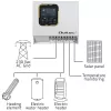 Inverteris QOLTEC ECO Solar Boost 4kW MPPT LCD, 4 kW galia, MPPT valdiklis, LCD ekranas