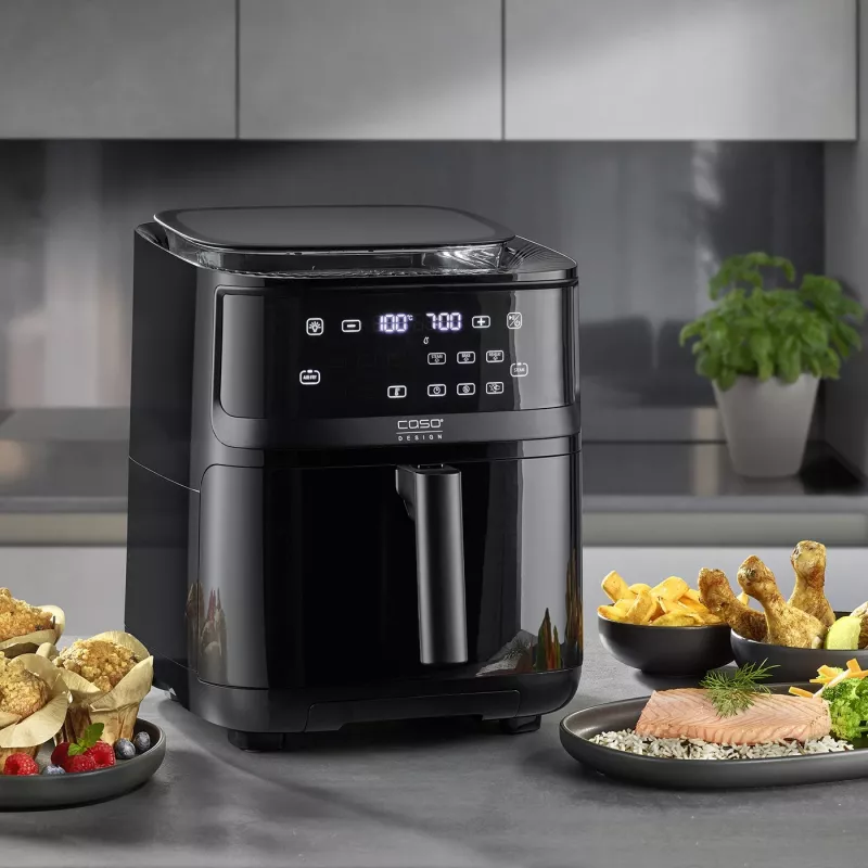 Kepimo ir garinimo aparatas Caso Steam and AirFry 700, 1700 W, 7 L, juodas