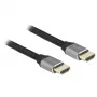 HDMI kabelis DeLOCK Ultra High Speed 48 Gbps 8K 60 Hz pilkas 1 m
