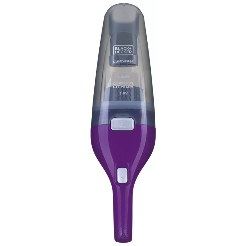 Rankinis dulkių siurblys Black & Decker NVC115W Pilka, Violetinė, Be maišelio
