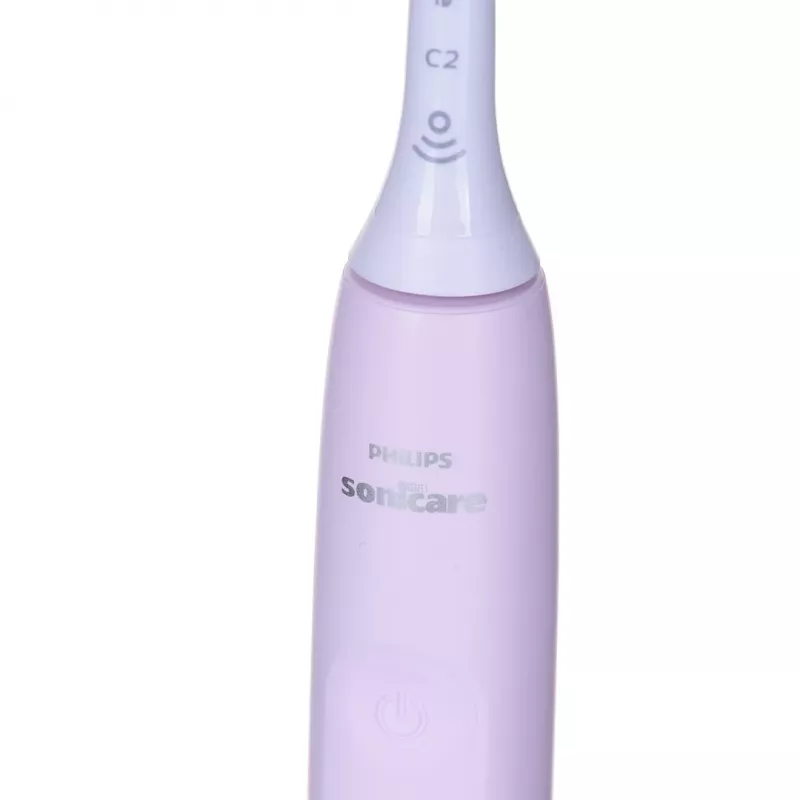 Sonicinis dantų šepetėlis Philips 3100 serijos HX3671/11 su slėgio jutikliu, įmontuota ličio jonų baterija, 1 šepetėlio galvute, baltas/rožinis