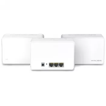 TP-Link Halo H3000X (3 vnt.) belaidis maršrutizatorius, Wi-Fi 6, dvispalvis, 2,4/5 GHz, 2402 Mbit/s, baltas