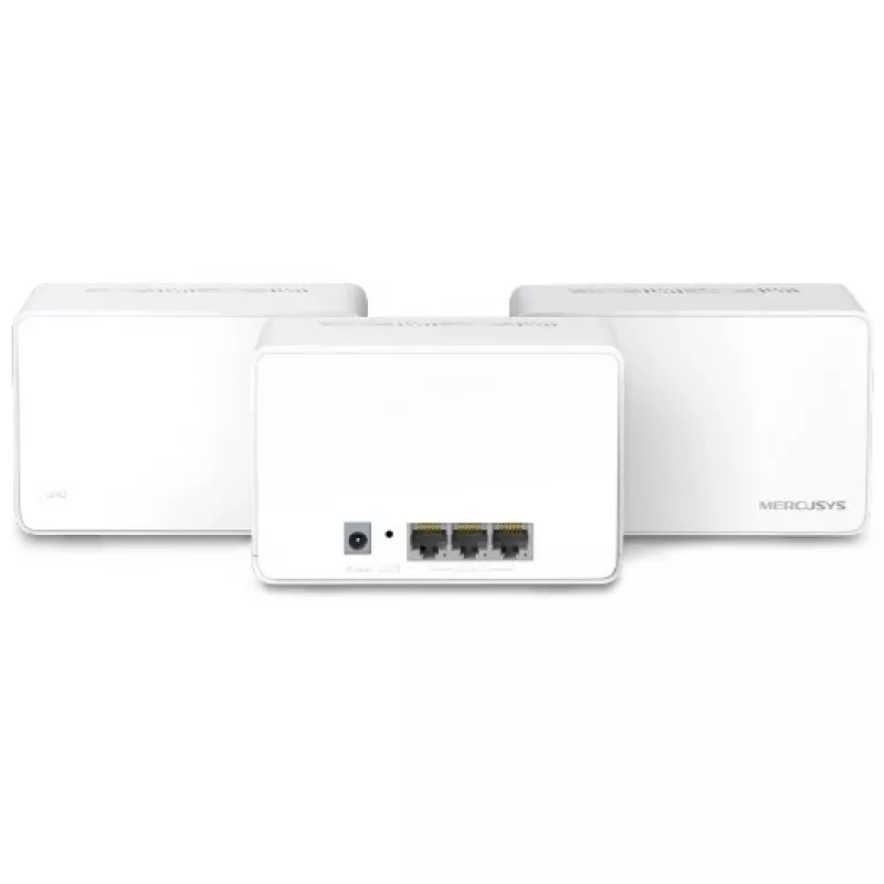 TP-Link Halo H3000X (3 vnt.) belaidis maršrutizatorius, Wi-Fi 6, dvispalvis, 2,4/5 GHz, 2402 Mbit/s, baltas