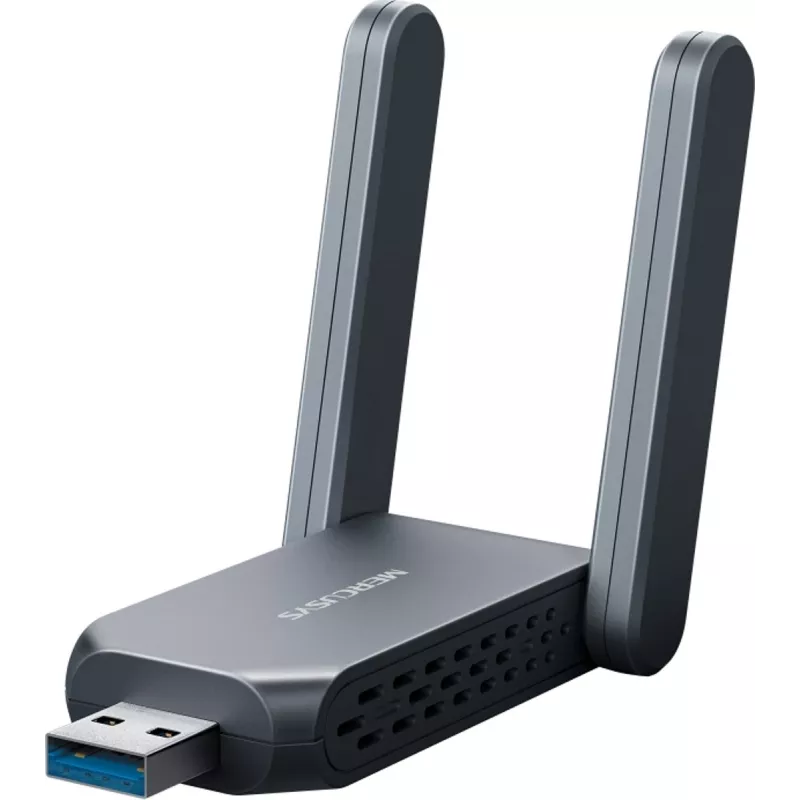 Belaidis USB adapteris MERCUSYS MA37BEH – didelio stiprinimo Wi‑Fi 7 (BE6500) USB-C / USB-A