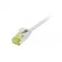 Patch laidas RJ45, CAT6A 500MHz, 1,0 m, pilkas, U/FTP, plonas apvalus d=3,8 mm, TPE/LSZH (Superflex), AWG32, su Cat.7 žaliava, Synergy 21 (S217303V3)