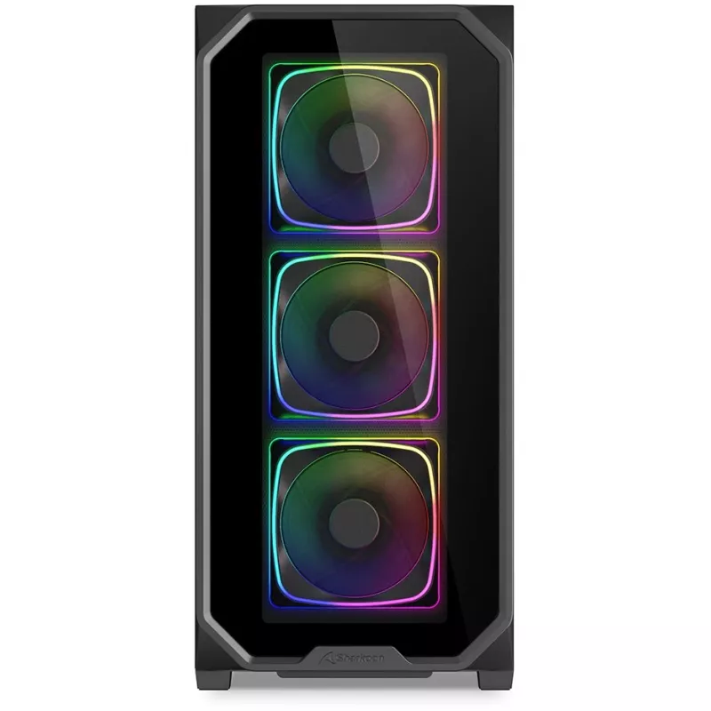 Kompiuterio korpusas Sharkoon AK5G RGB Midi Tower juodas