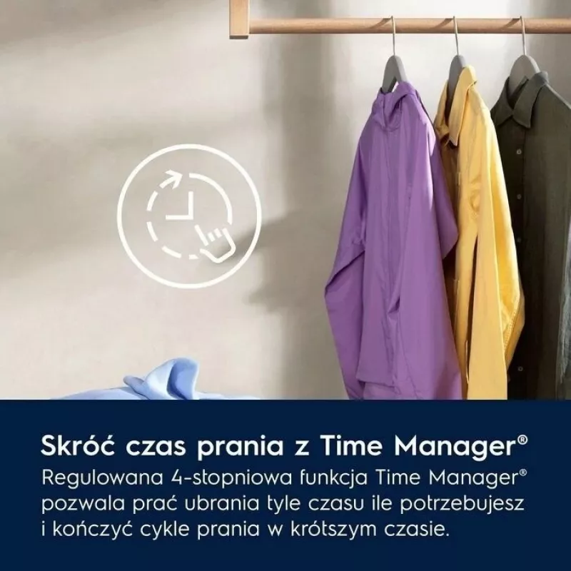 Laisvai pastatoma skalbimo mašina Electrolux EW6F2484P, 8 kg, 1400 aps./min., A energijos klasė, 53 l būgnas