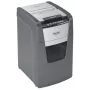 Rexel Optimum AutoFeed+ 130X popieriaus smulkintuvas, kryžminis pjovimas, 55 dB, 22 cm, juodas, sidabrinis